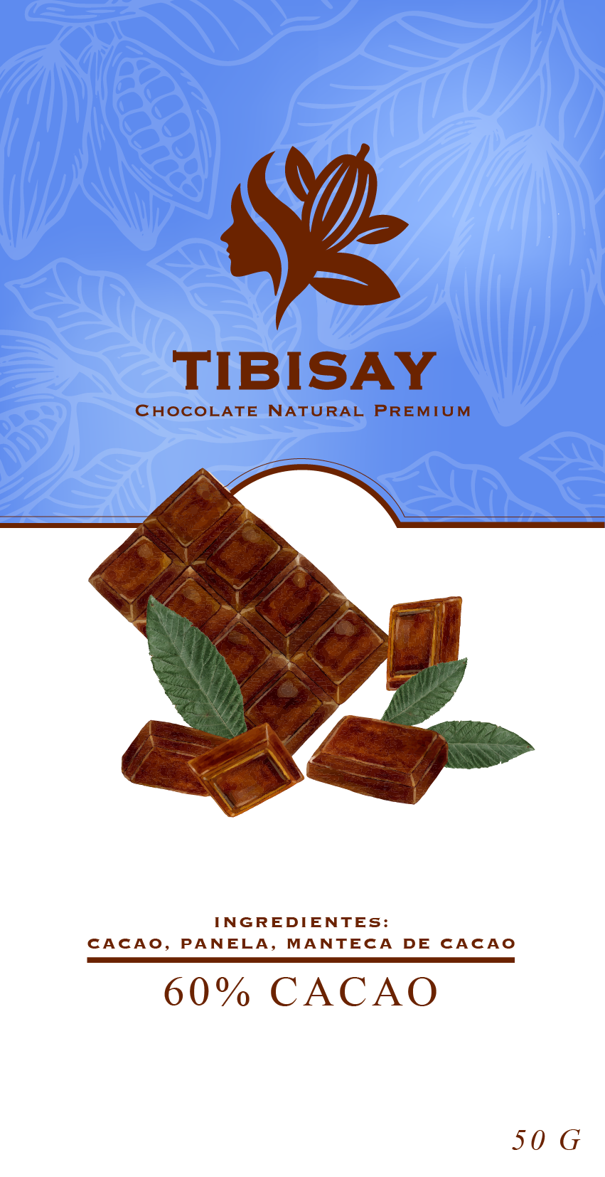 Empaque Tibisay Natural 60% cacao